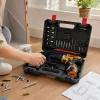 A complete set of multi-functional power tool sets for home maintenance, woodworking, grinding, drilling, and combination tool accessories Specification image